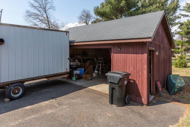 607 Cross Ave S, Amery, WI 54001 - view of detached garage