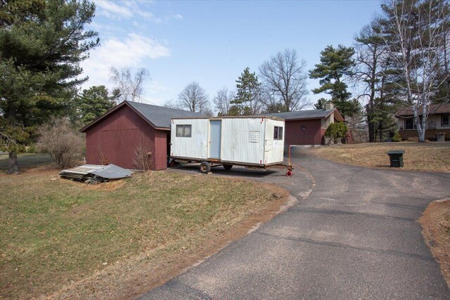 607 Cross Ave S, Amery, WI 54001 - view of shed with driveway
