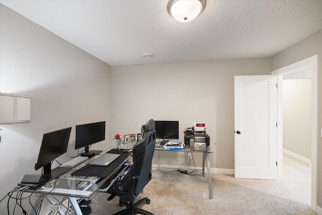 5360 Pine Island Rd, Woodbury, MN 55129 - carpeted office space with baseboards and a textured ceiling