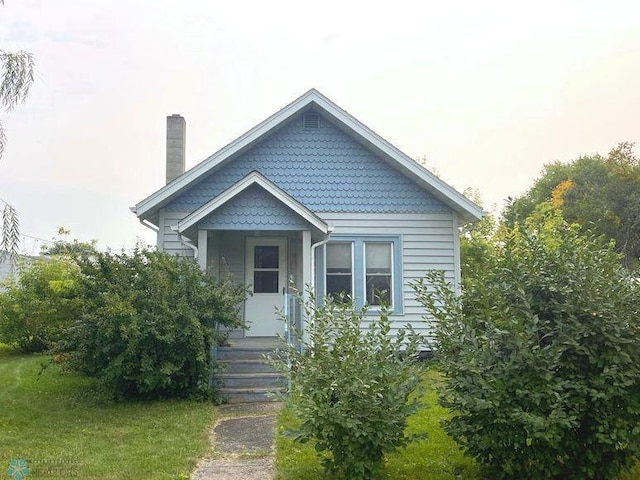 bungalow with a chimney