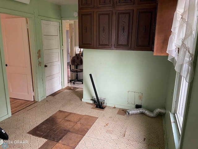 view of laundry area