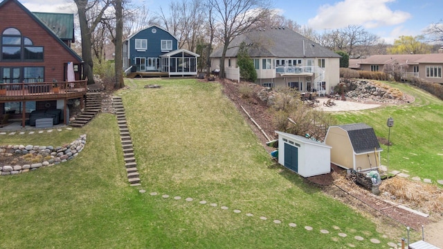 bird's eye view featuring a residential view