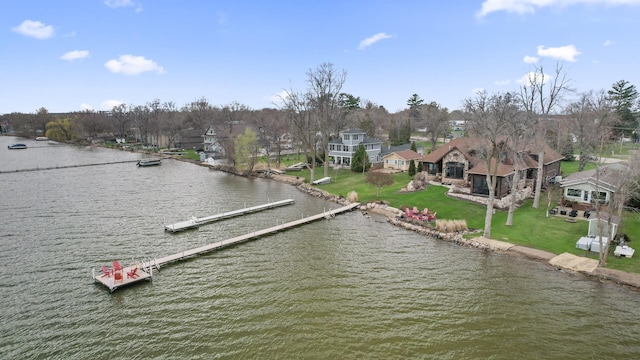 623 Shore Dr, Forest Lake, MN 55025 - exterior space with a dock