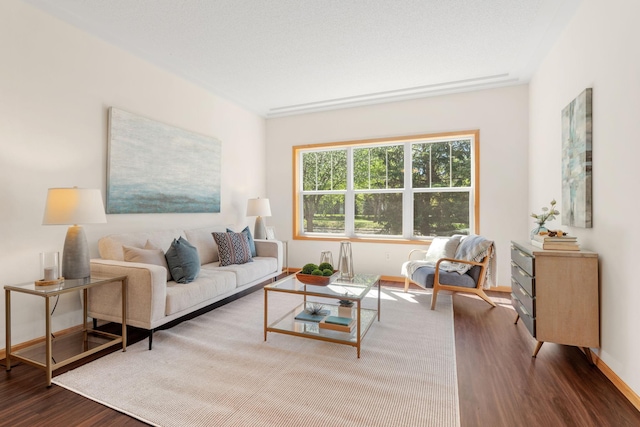 12172 Waconia St NE Unit C, Blaine, MN 55449 - living area featuring wood finished floors and baseboards