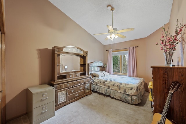 10695 53rd Ave N, Plymouth, MN 55442 - carpeted bedroom with lofted ceiling and ceiling fan