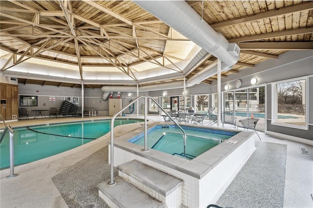 10411 Cedar Lake Rd Unit 301, Minnetonka, MN 55305 - community pool featuring an indoor in ground hot tub