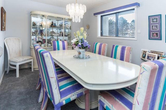 10411 Cedar Lake Rd Unit 301, Minnetonka, MN 55305 - dining room with carpet flooring and a chandelier