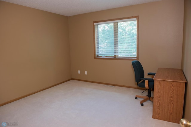 3220 40th Ave S Unit D, Fargo, ND 58104 - unfurnished office with carpet floors, baseboards, and visible vents