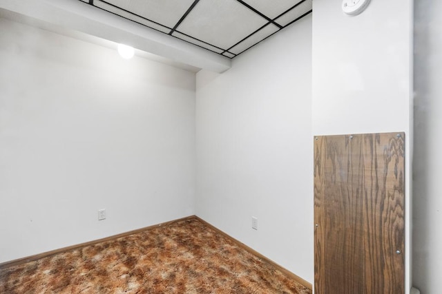 2591 Carver Ave E, Maplewood, MN 55119 - basement with carpet and baseboards