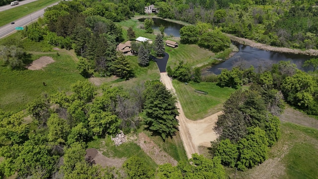 2591 Carver Ave E, Maplewood, MN 55119 - aerial view of a nearby body of water