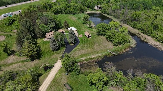 2591 Carver Ave E, Maplewood, MN 55119 - aerial view of a nearby body of water