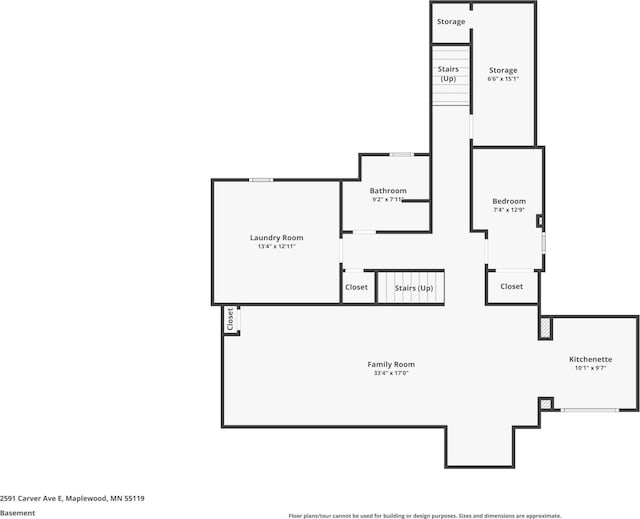 2591 Carver Ave E, Maplewood, MN 55119 - home floor plan