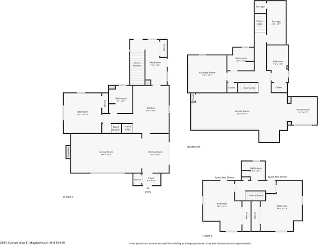 2591 Carver Ave E, Maplewood, MN 55119 - home floor plan