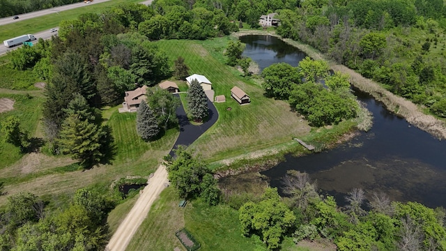 2591 Carver Ave E, Maplewood, MN 55119 - aerial view of a large body of water