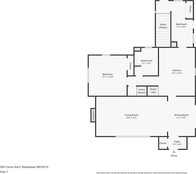 2591 Carver Ave E, Maplewood, MN 55119 - room layout