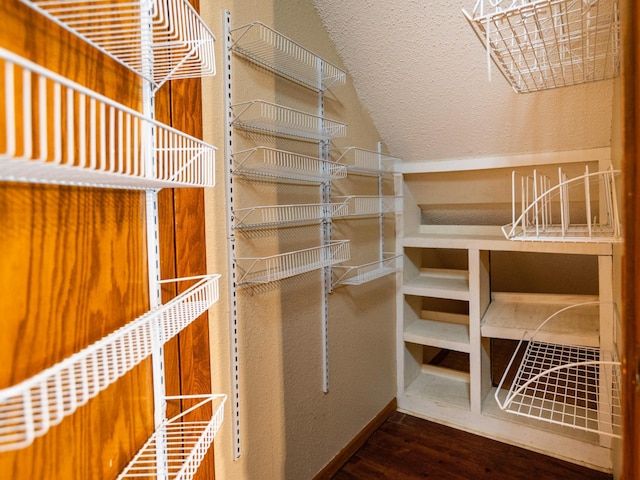 view of storage area