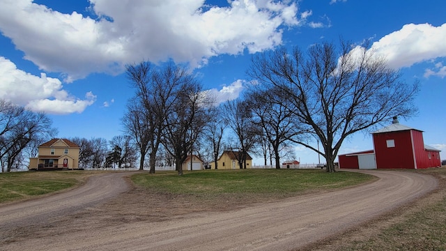 view of street featuring driveway