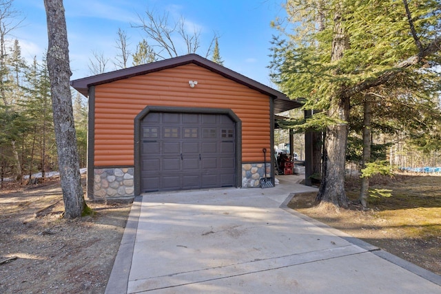 45570 Star Lake Rd, Marcell, MN 56657 - detached garage with driveway