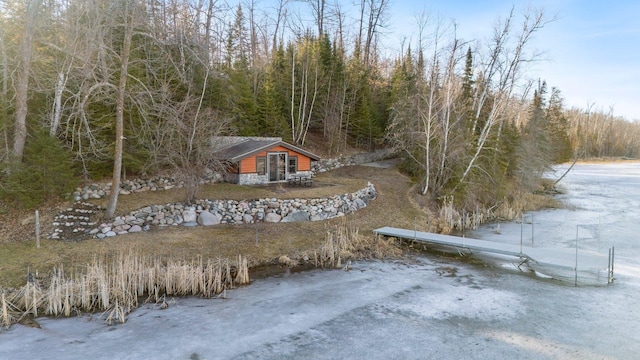 45570 Star Lake Rd, Marcell, MN 56657 - view of yard featuring a view of trees