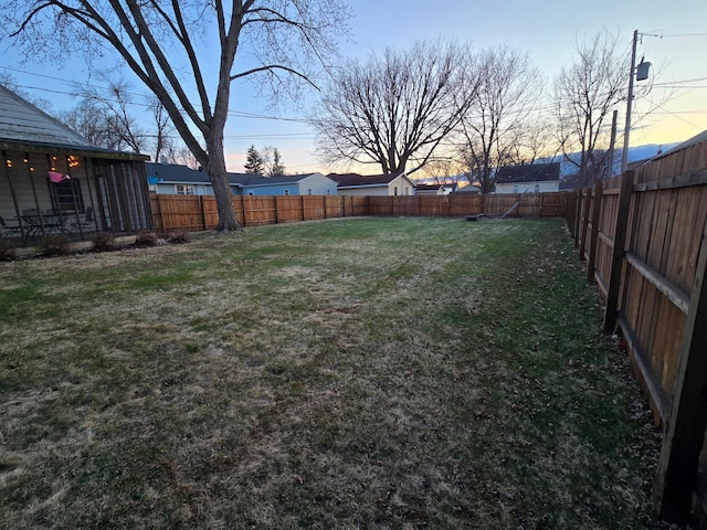 1014 3rd Ave SW, Pipestone, MN 56164 - view of yard featuring a fenced backyard