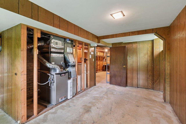 9017 31st St, Saint Louis Park, MN 55426 - below grade area featuring wood walls