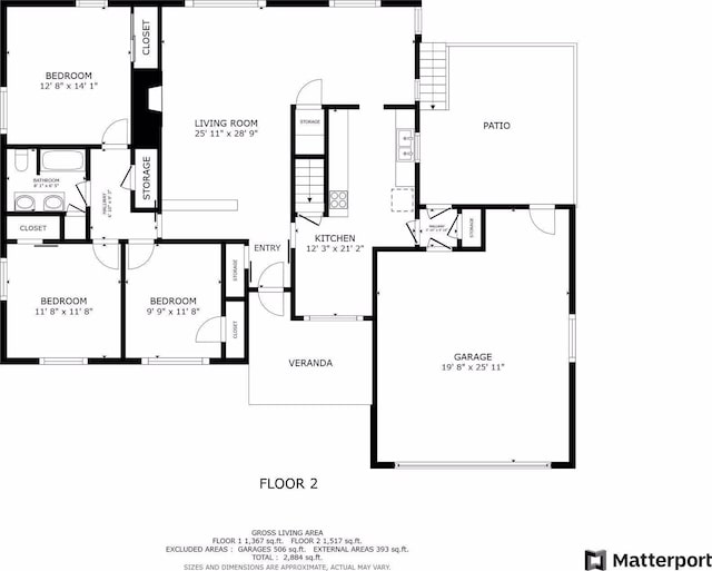 9017 31st St, Saint Louis Park, MN 55426 - view of property floor plan