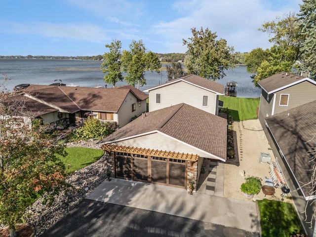 1867 Beach Dr SE, Forest Lake, MN 55025 - view from above of property featuring a large body of water