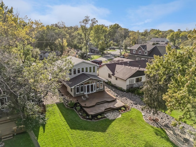 1867 Beach Dr SE, Forest Lake, MN 55025 - aerial view of residential area
