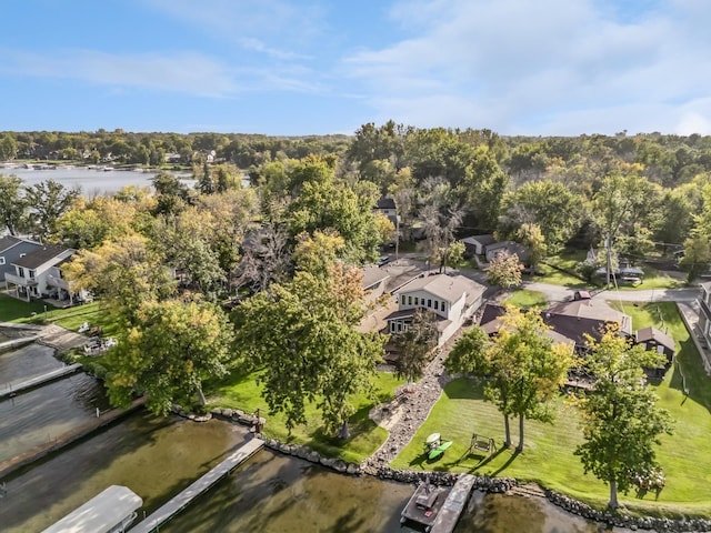 1867 Beach Dr SE, Forest Lake, MN 55025 - aerial view of property and surrounding area featuring a large body of water