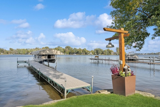 1867 Beach Dr SE, Forest Lake, MN 55025 - dock with a water view