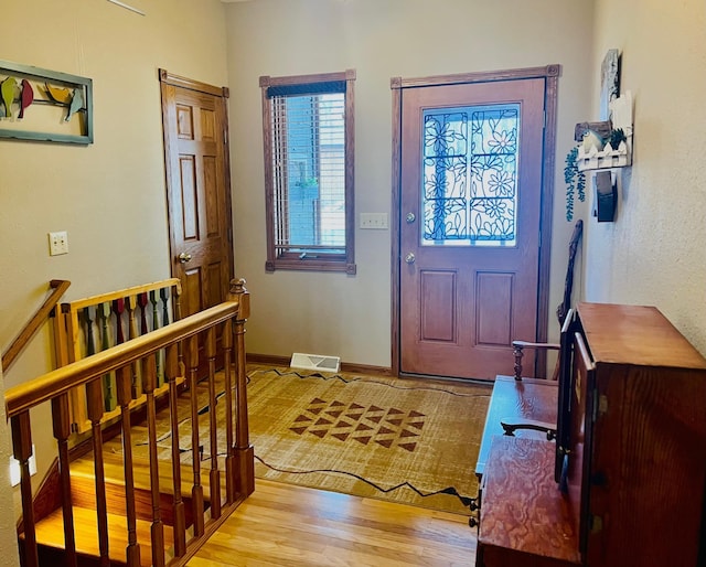 10822 Steamboat Loop NW, Walker, MN 56484 - entrance foyer with light wood-type flooring and baseboards