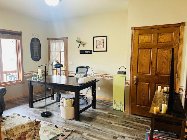 10822 Steamboat Loop NW, Walker, MN 56484 - office space with wood finished floors