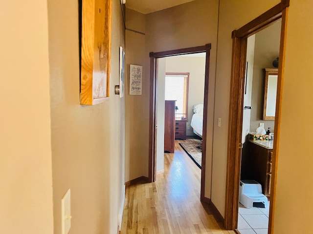 10822 Steamboat Loop NW, Walker, MN 56484 - corridor with light wood-style floors