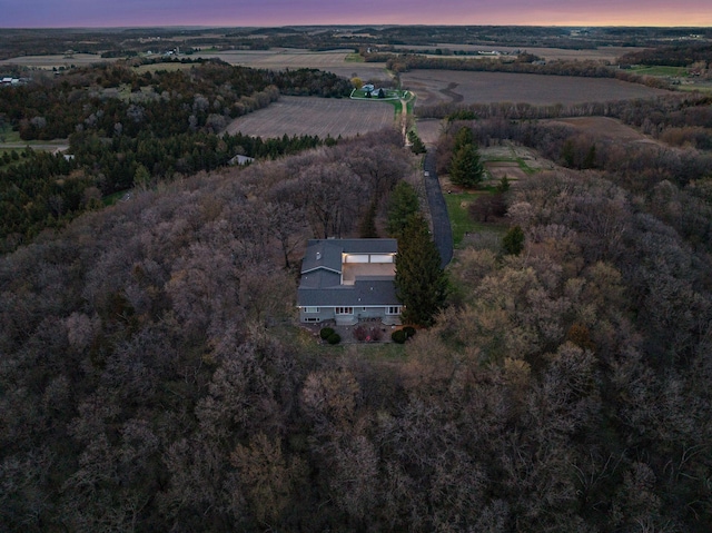 N7453 County Road Qq, Prescott, WI 54021 - birds eye view of property featuring a rural view