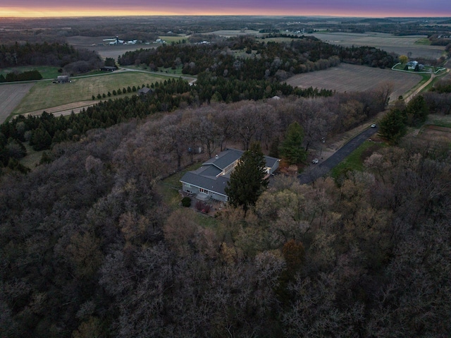 N7453 County Road Qq, Prescott, WI 54021 - bird's eye view featuring a rural view