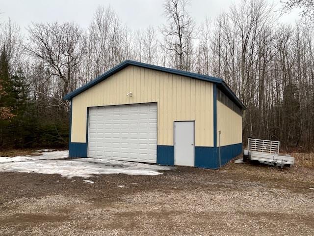 54966 Rainbow Rd, Sand Lake Twp, MN 56636 - view of detached garage