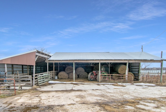 view of stable