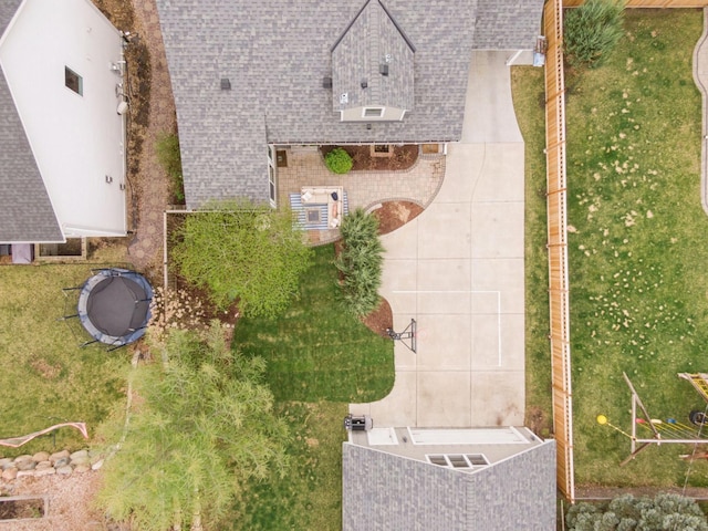 view of subject property