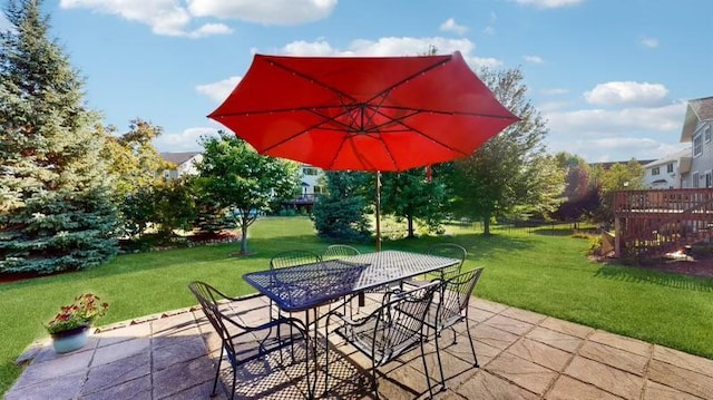 11373 Balsam Way, Woodbury, MN 55129 - view of patio featuring outdoor dining area