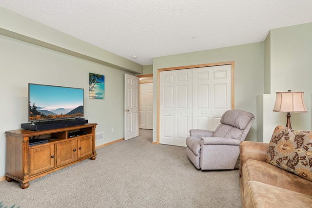 13775 54th Ave N, Plymouth, MN 55446 - living room featuring light carpet and baseboards