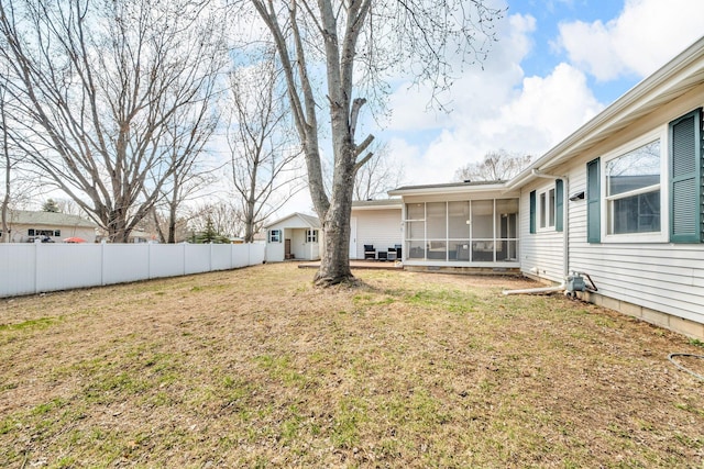502 Seminole Ave, Osceola, WI 54020 - view of yard with a sunroom