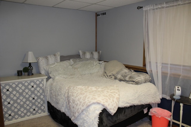 100 Park Rd, Staples, MN 56479 - bedroom featuring carpet floors and a drop ceiling