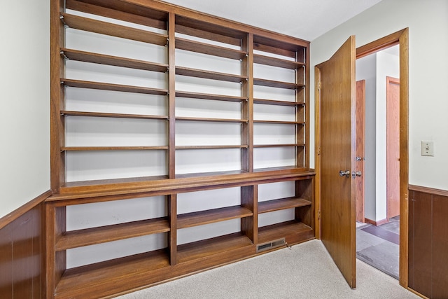 view of storage room