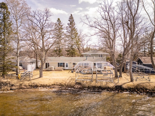 8236 Lake Carlos Dr NE, Carlos, MN 56319 - back of house with a deck