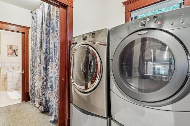 3220 50th Ave, Cady Twp, WI 54749 - washroom featuring washing machine and clothes dryer