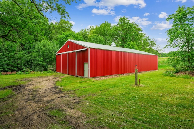 3220 50th Ave, Cady Twp, WI 54749 - view of pole building featuring a lawn