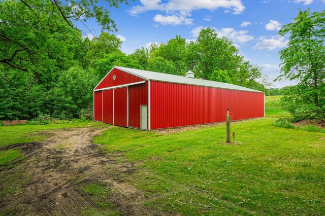 3220 50th Ave, Knapp, WI 54749 - view of pole building featuring a yard