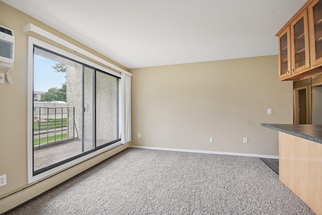 4110 Rahn Rd Unit 124, Eagan, MN 55122 - carpeted empty room featuring a baseboard heating unit and baseboards
