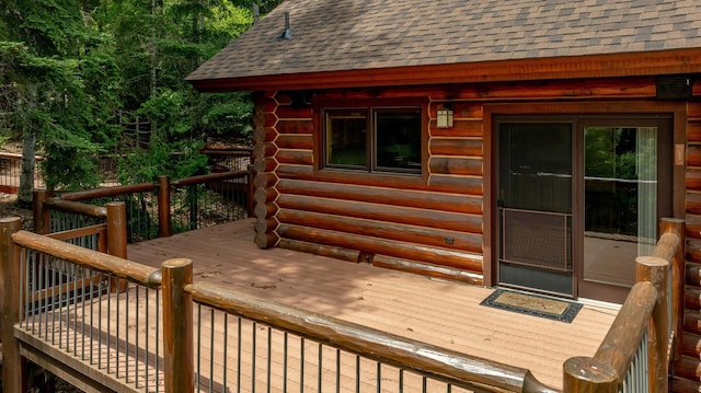 31690 Large Pine Trl, Laporte, MN 56461 - view of deck