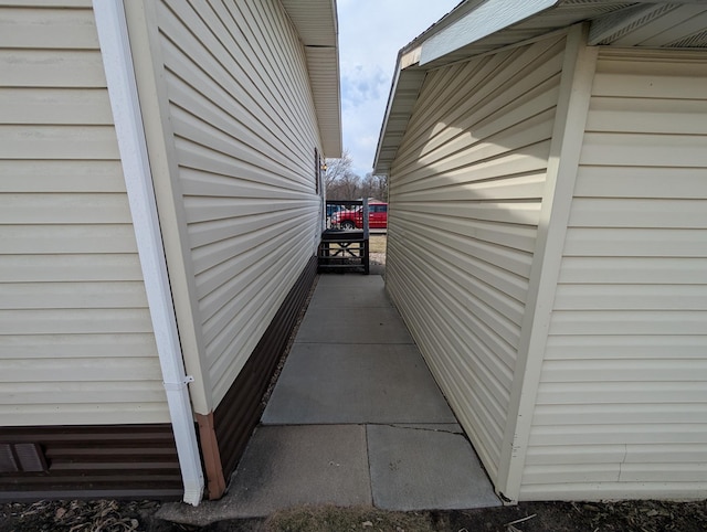 view of side of home